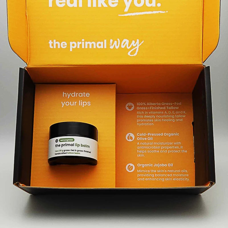 Tallow Lip Balm - Lemongrass