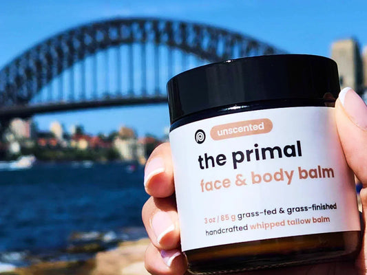 Unscented tallow balm for face & body by The Primal