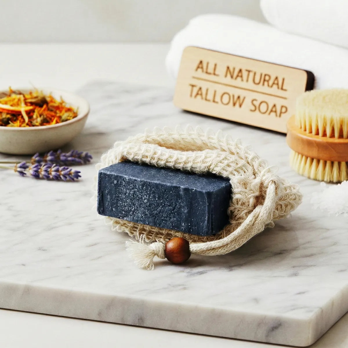 Sweet Orange Charcoal Tallow Soap