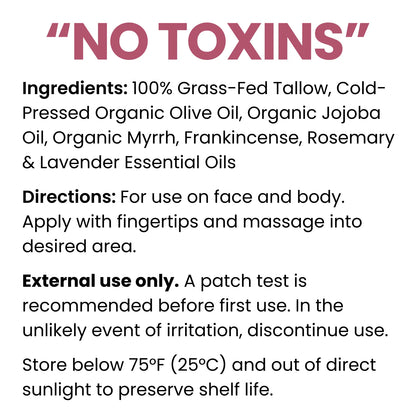 Rejuvenate+ Whipped Tallow Balm (Face & Body)