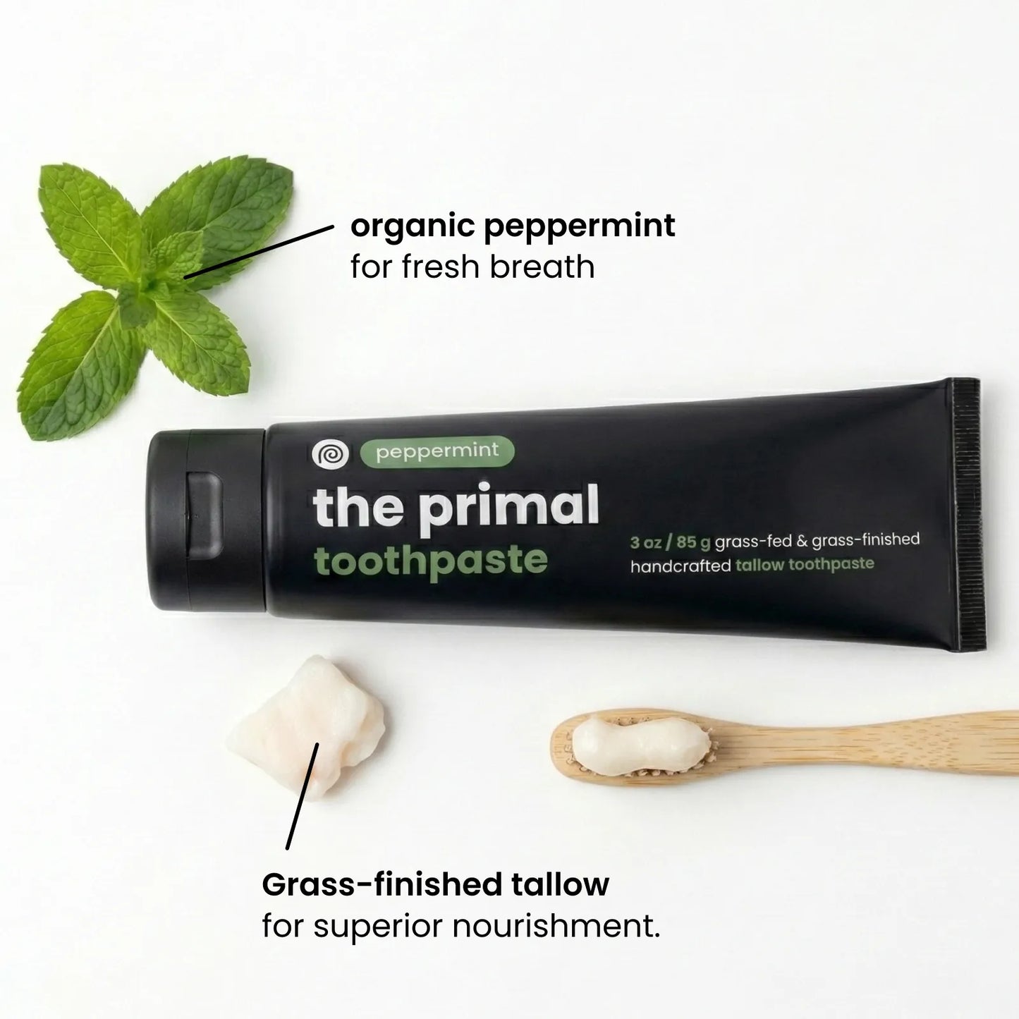 Tallow Toothpaste (Peppermint)