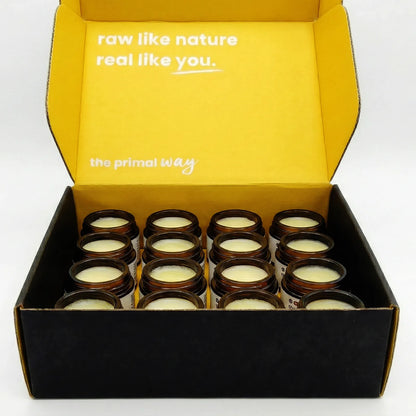 Unscented Tallow Lip Balm (Set of 16)