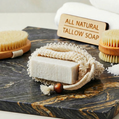 Unscented Sea Salt Tallow Soap