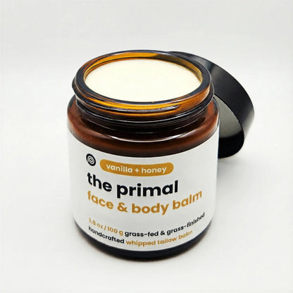 Vanilla + Honey Whipped Tallow Balm (Face & Body)